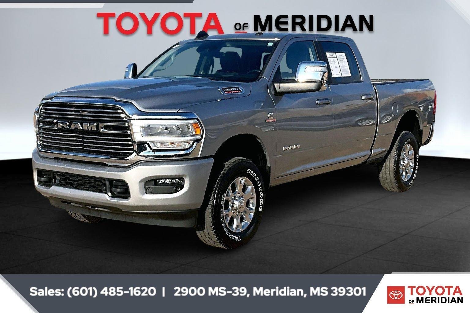 Used 2024 Billet Silver Metallic Clearcoat Ram Laramie image 10