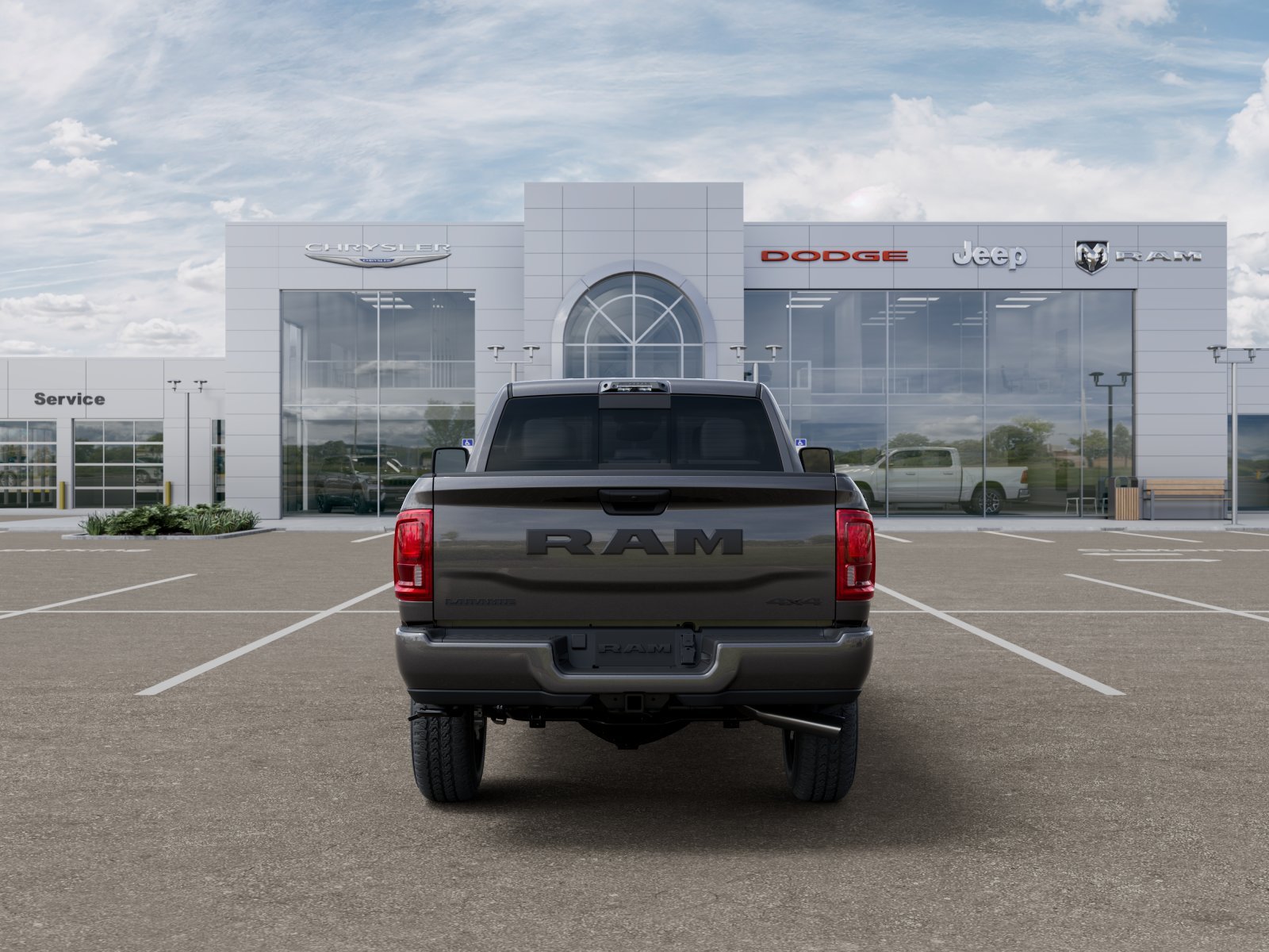 New 2026 Granite Crystal Metallic Clear-Coat Exterior Paint RAM Laramie image 33