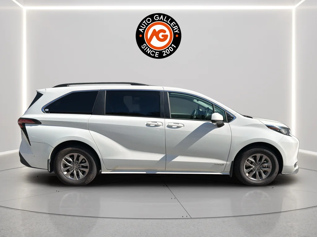 Used 2021 White Toyota LE image 8