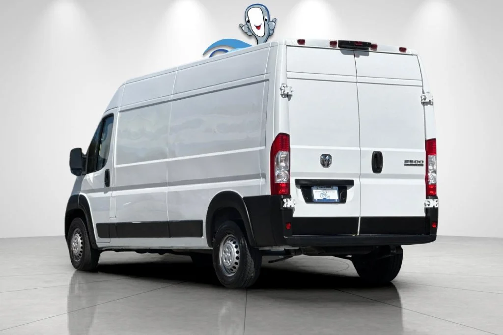 Used 2025 Bright White Clearcoat Ram High Roof image 6