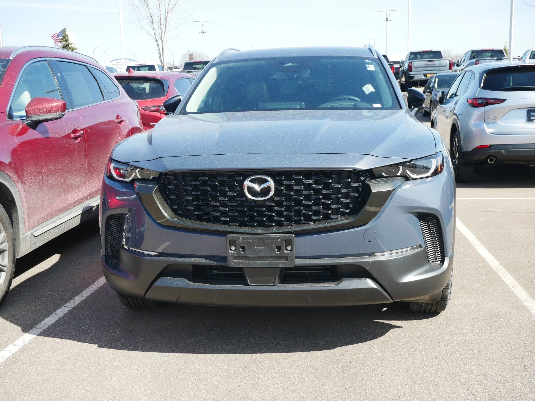 Certified 2025 Mazda CX-50 Premium Plus with VIN 7MMVAAEW3SN113341 for sale in Brooklyn Center, Minnesota
