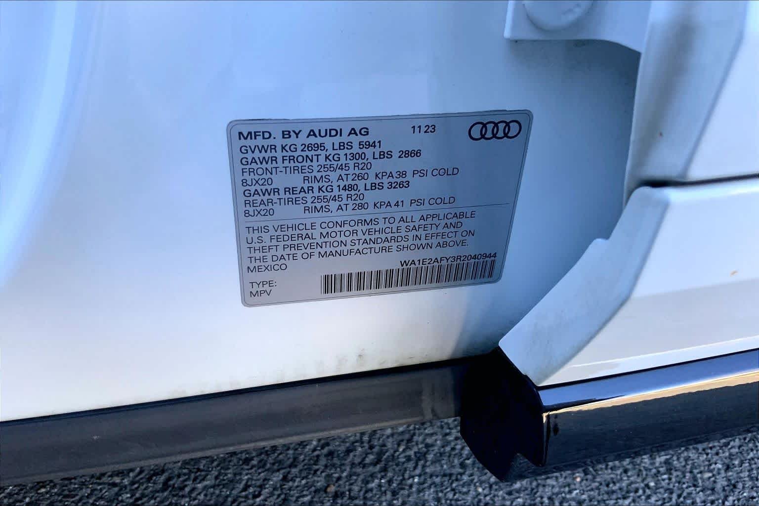 Used 2024 Arkona White Audi S line Premium Plus image 34
