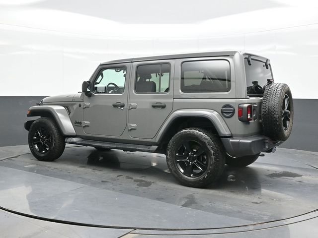 Used 2021 Gray Jeep Unlimited Sahara Altitude image 3