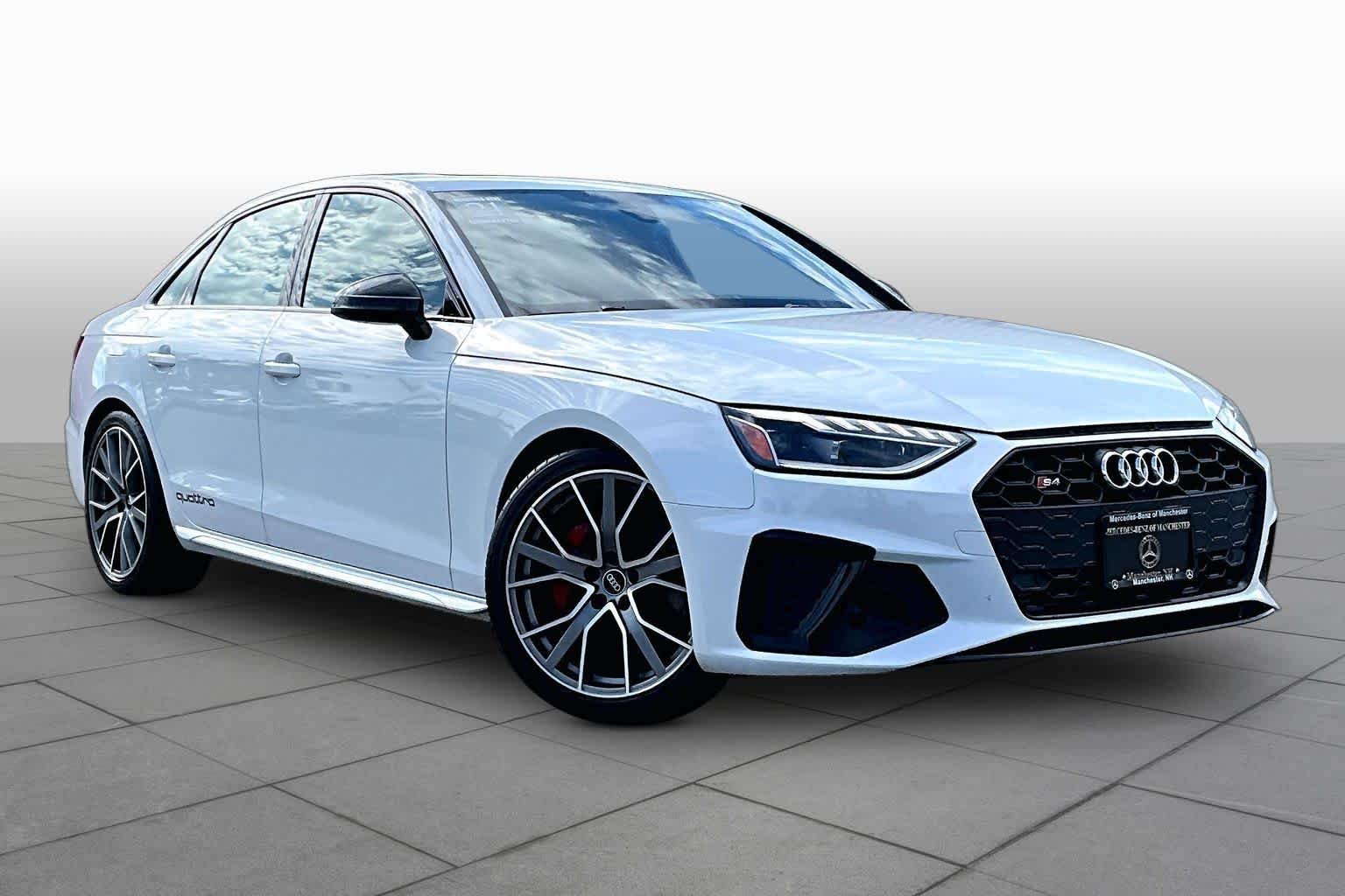 Used 2021 Glacier White Metallic Audi Premium Plus image 3
