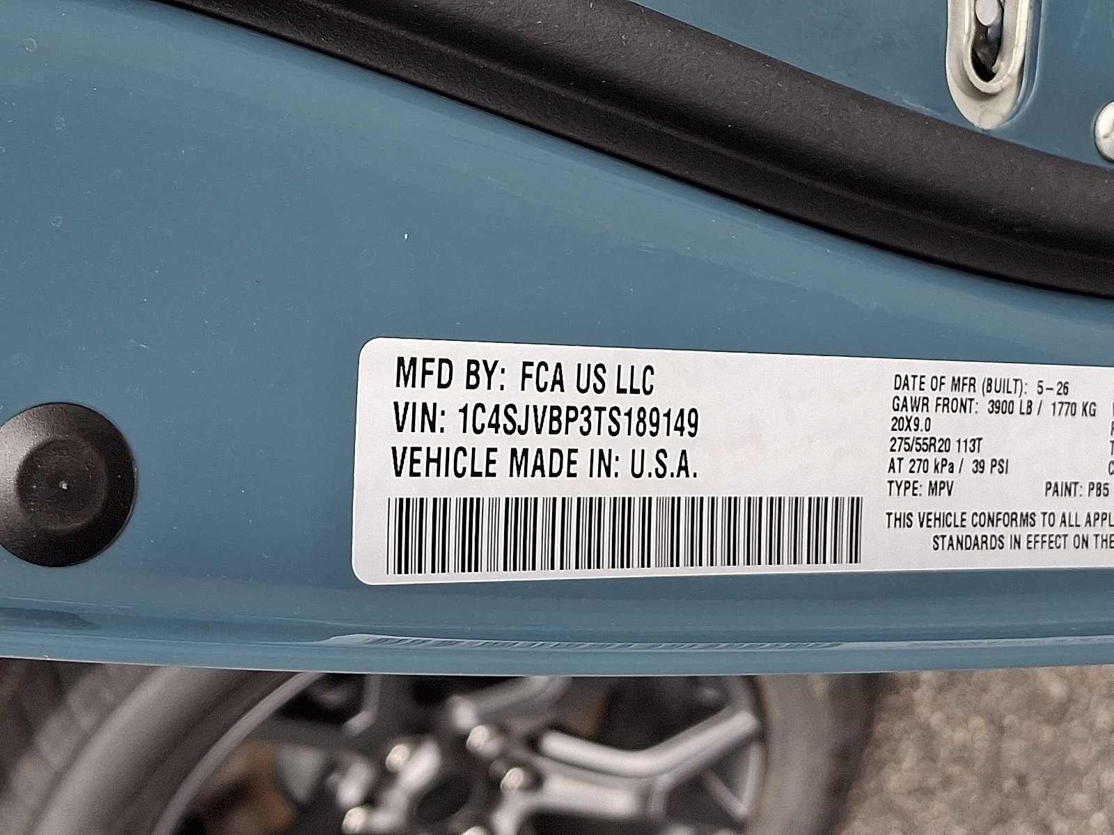 New 2026 Steel Blue Jeep Limited Altitude 4x4 image 17