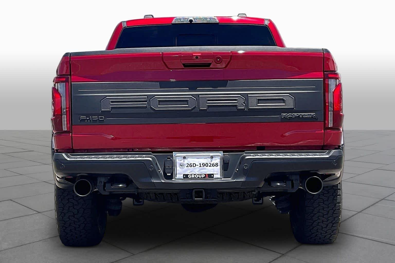 Used 2024 Rapid Red Metallic Tinted Clearcoat Ford Raptor image 5