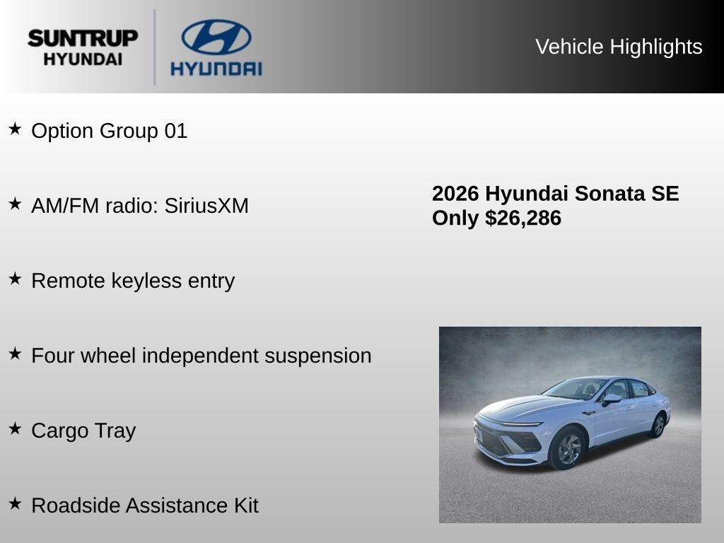 Used 2026 Serenity White Hyundai SE image 8