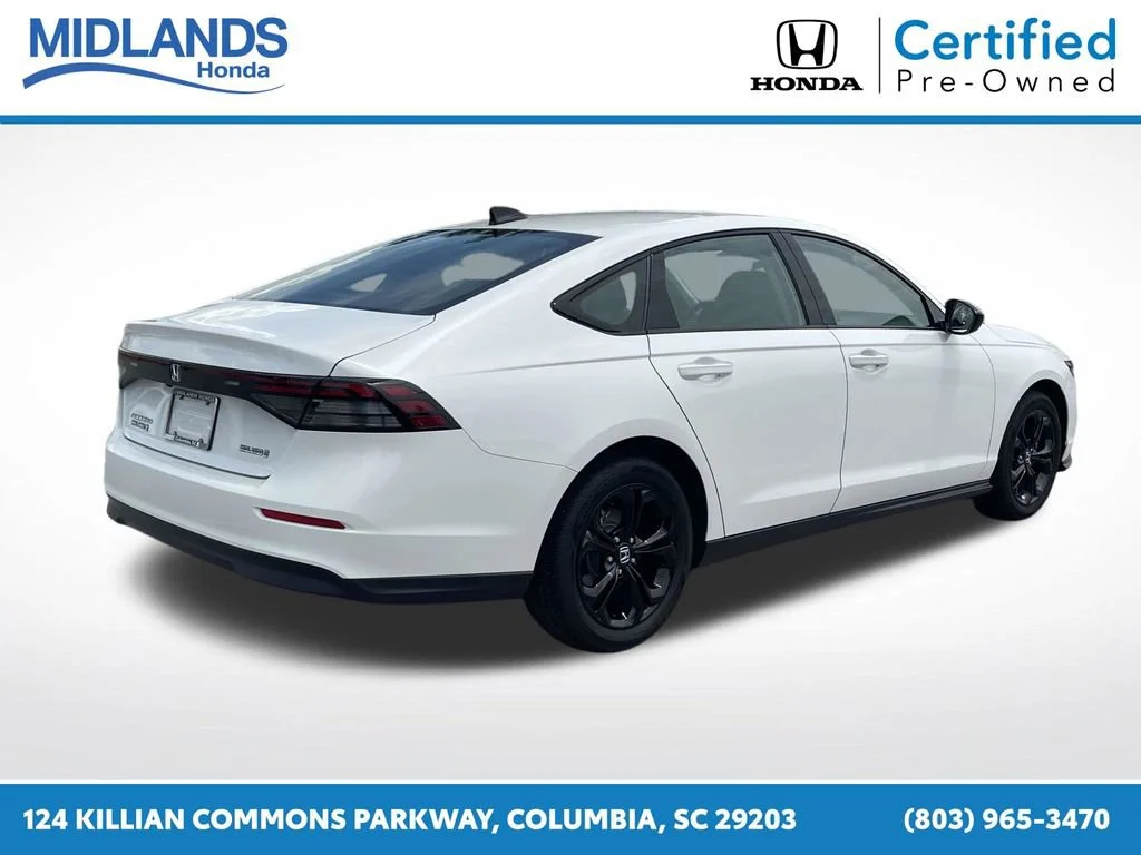 Certified Used 2025 Platinum White Pearl Honda 1.5T SE image 36