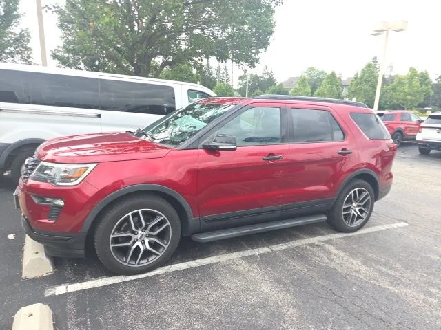 Used 2018 Red Ford Sport image 1
