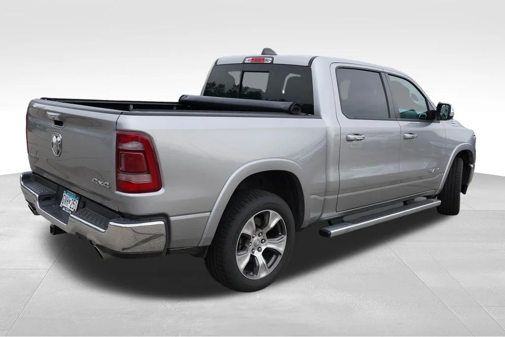 Used 2021 Billet Silver Metallic Clearcoat Ram Laramie image 3