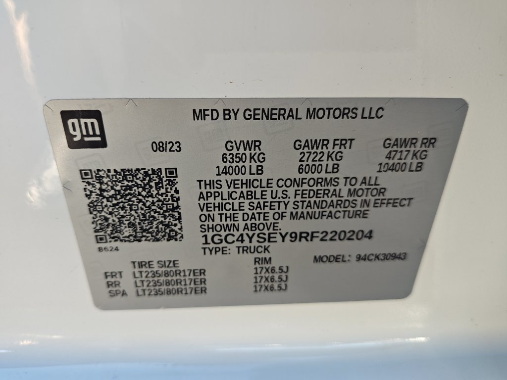 Used 2024 White Chevrolet Work Truck image 26