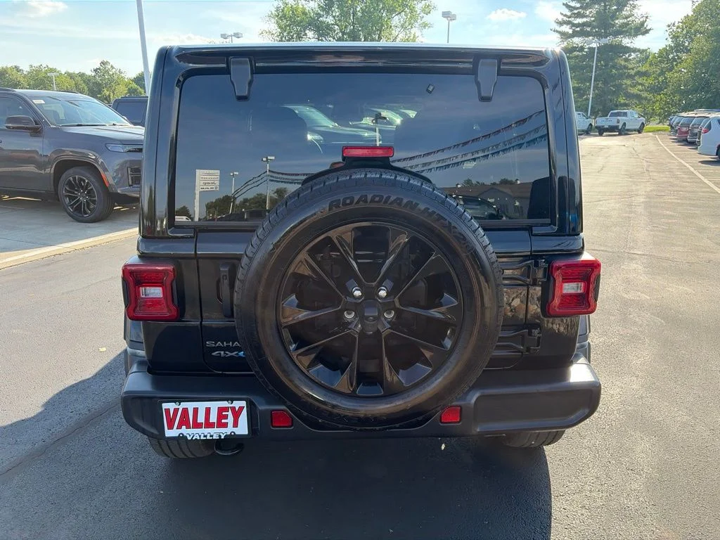 Used 2025 Black Jeep Sahara 4xe image 6