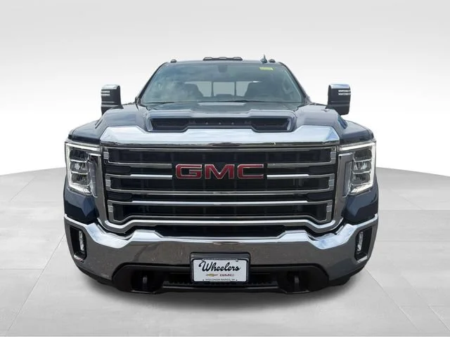 Used 2021 PACIFIC BLUE METALLIC GMC SLT image 9