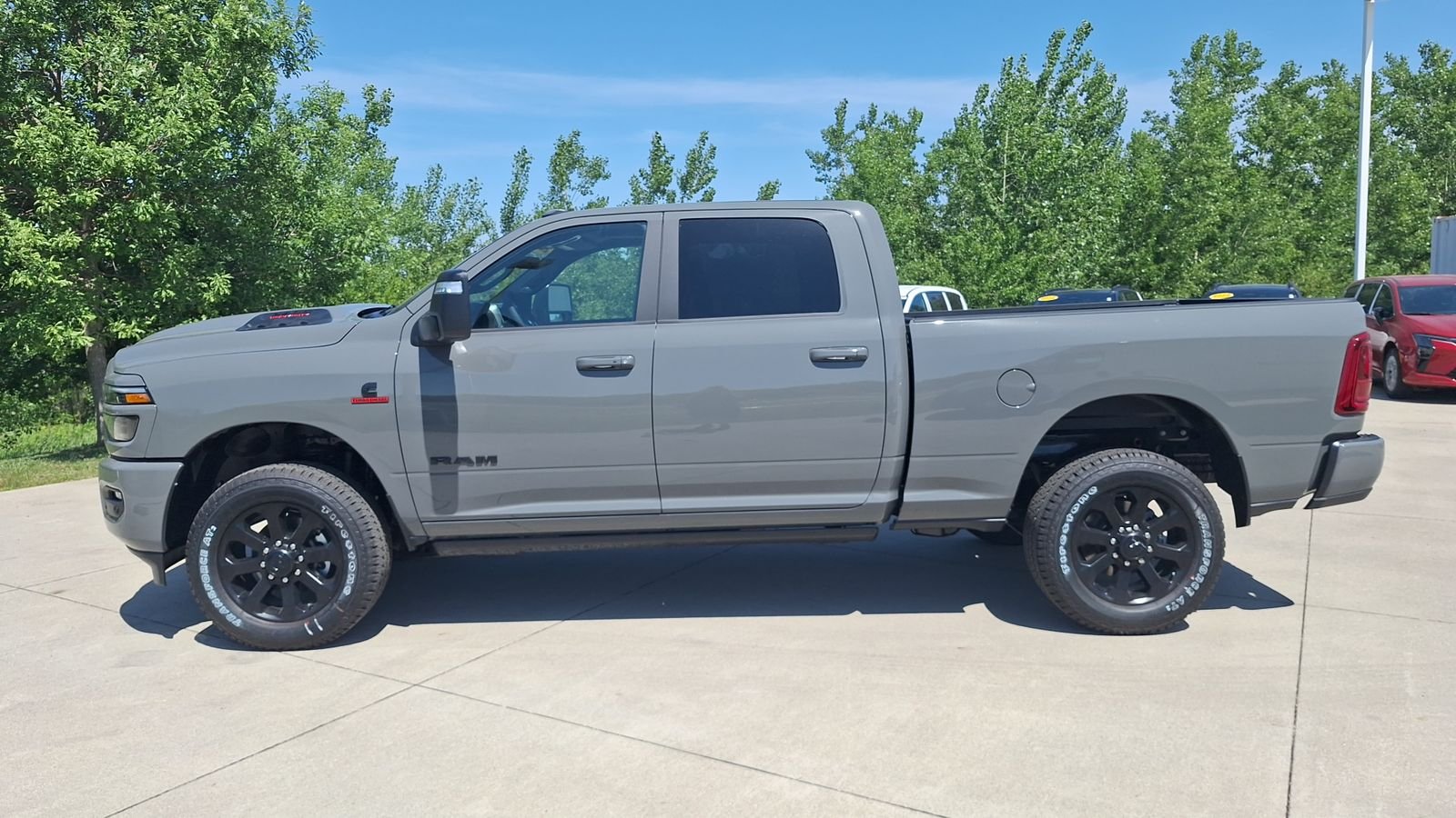 New 2026 Ceramic Gray Clear-Coat Exterior Paint RAM Laramie image 2