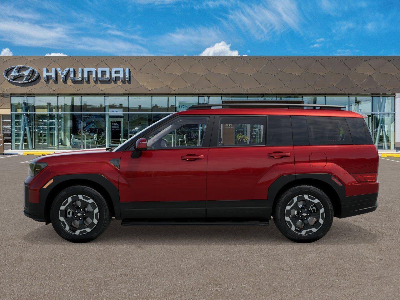 New 2026 Ultimate Red Hyundai SEL AWD image 3