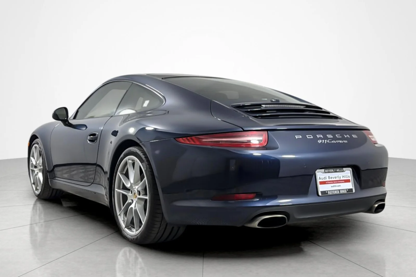 Used 2014 Dark Blue Metallic Porsche 2dr Cpe Carrera image 3