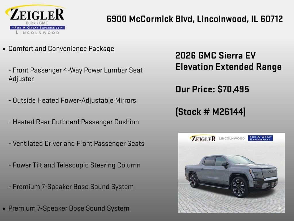2026 GMC Sierra EV Elevation - Photo 18