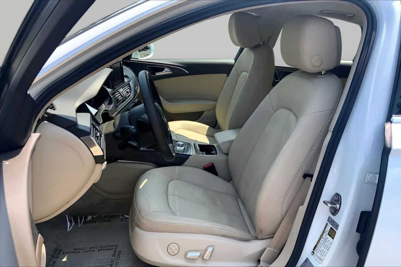 Certified Used 2017 Glacier White Metallic Audi Premium Plus image 9