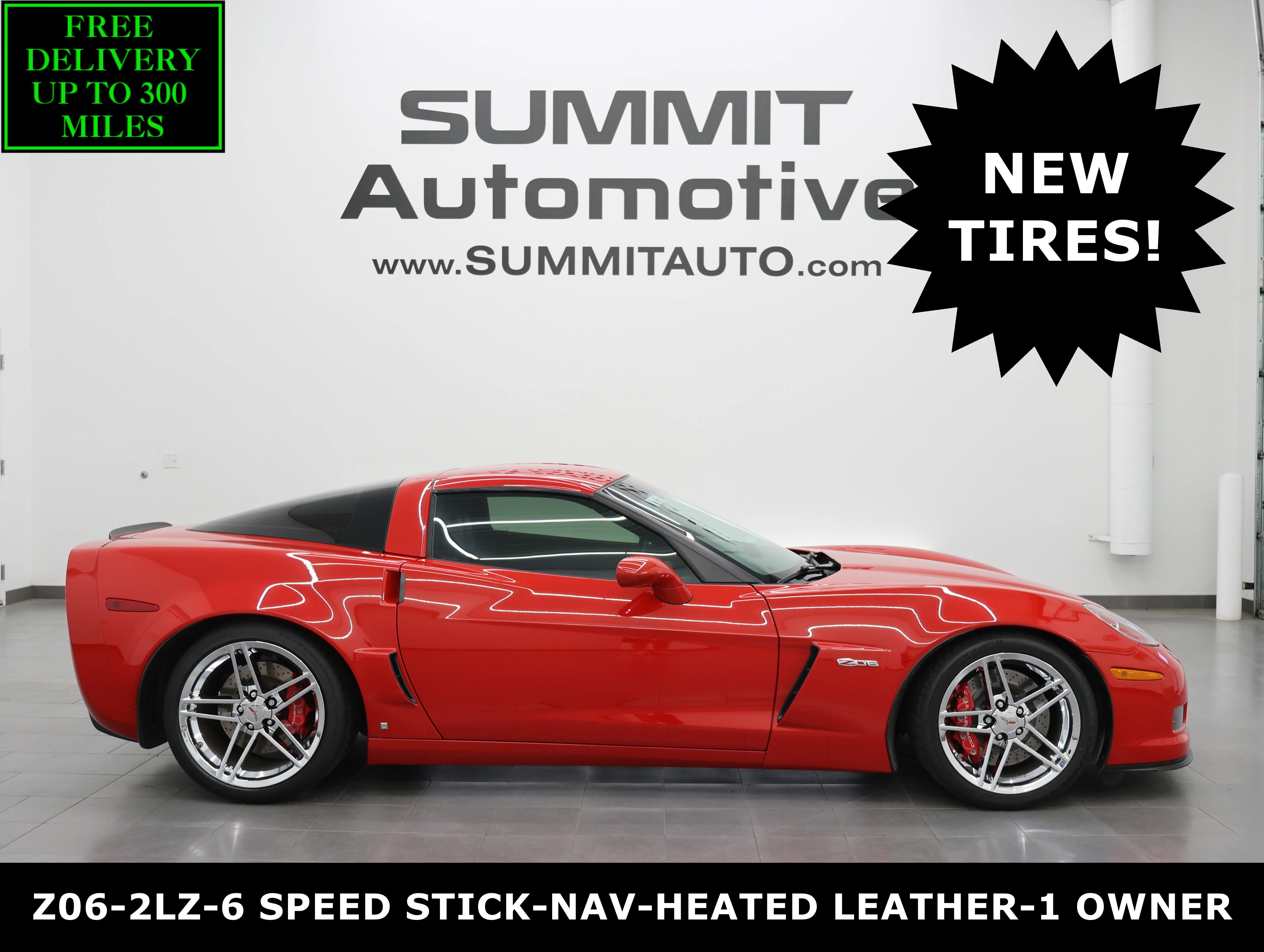 Used 2008 Victory Red Chevrolet Z06 image 1