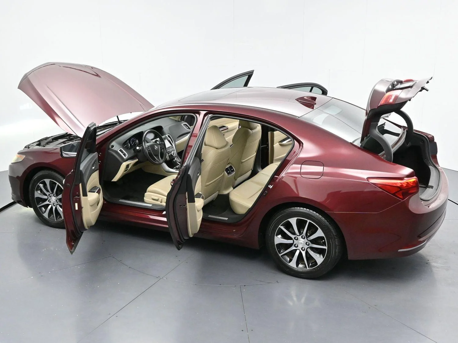 Used 2015 Basque Red Pearl II Acura Base image 42