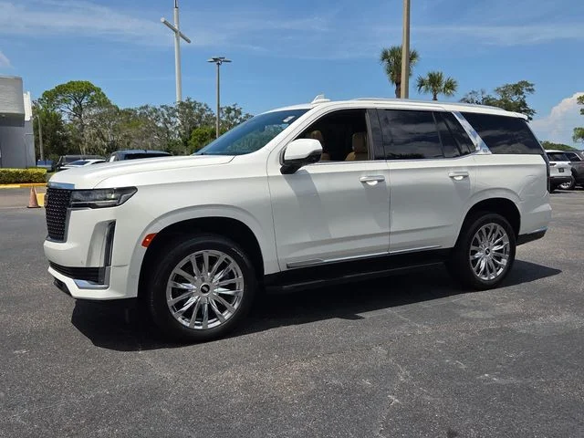 Used 2023 White Cadillac Premium Luxury image 3