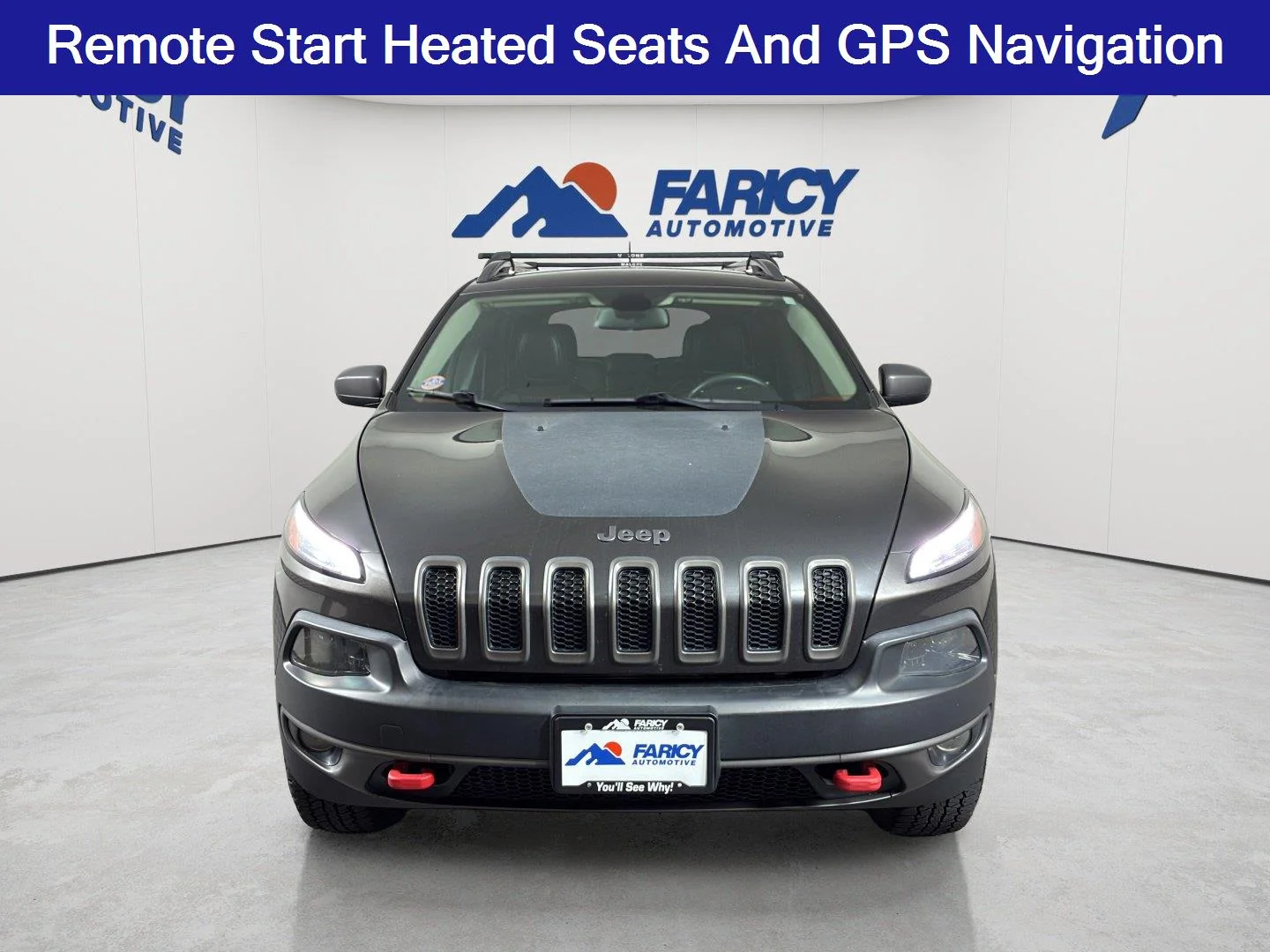 Used 2017 Granite Crystal Metallic Clearcoat Jeep Trailhawk image 4