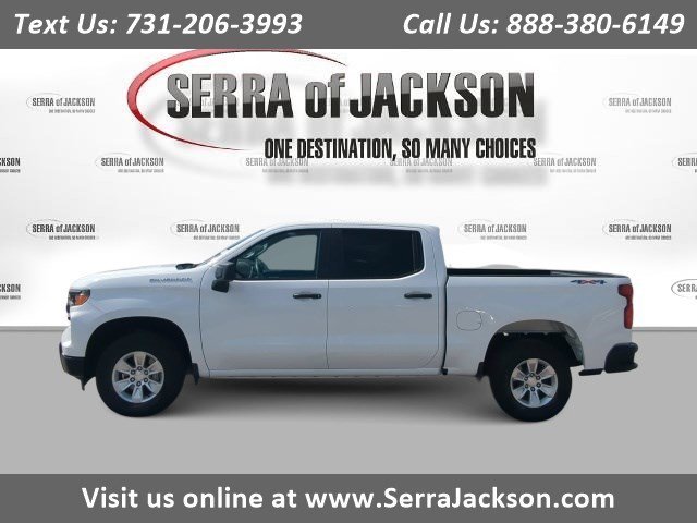 Pre-Owned 2022 Chevrolet Silverado 1500 Work Truck Four Wheel Drive Crew Cab
