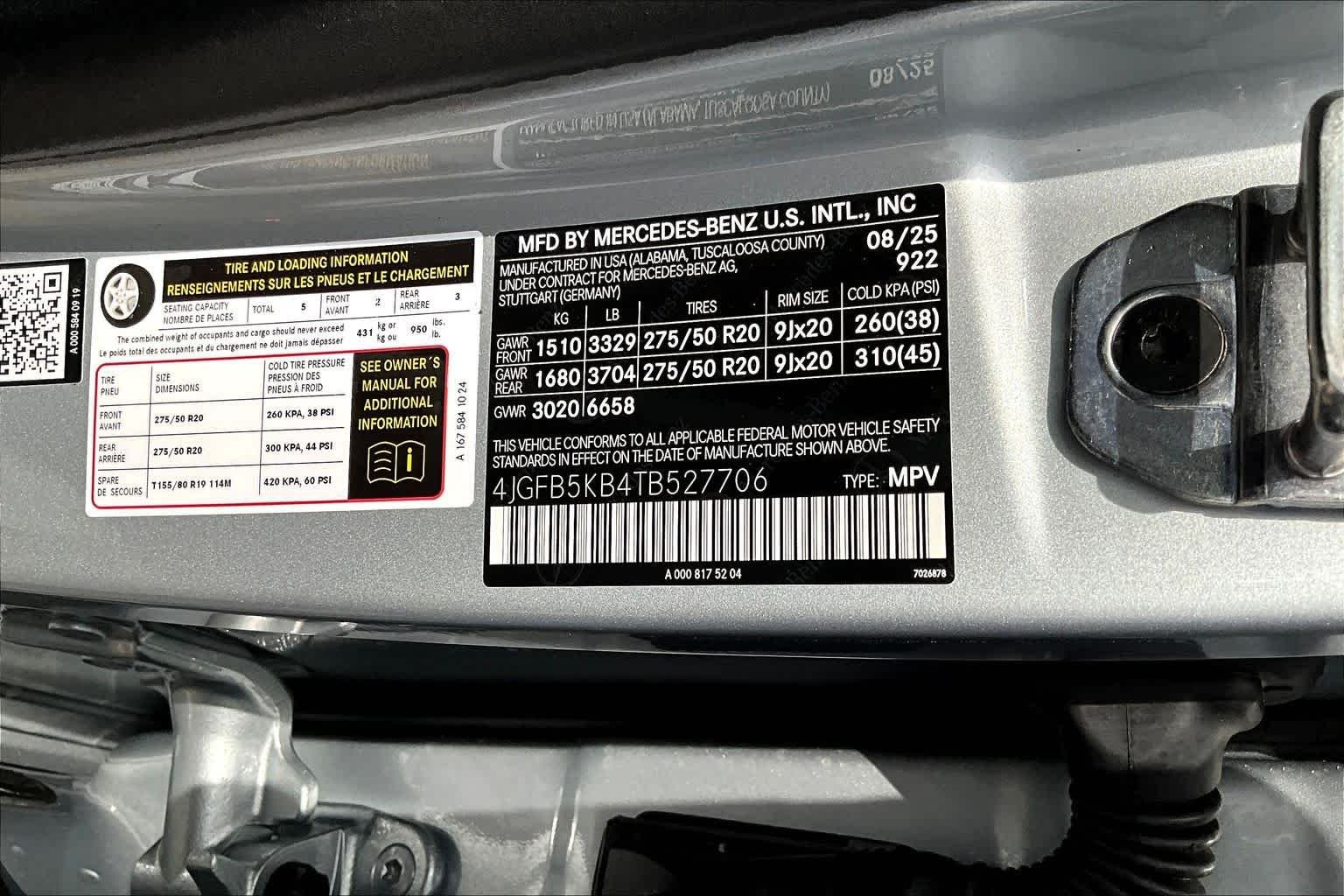 New 2026 Cirrus Silver Metallic Mercedes-Benz GLE 450 image 16