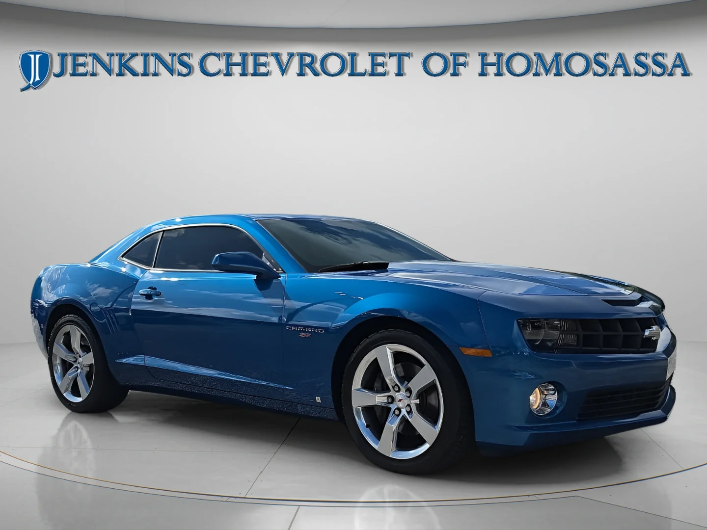 Used 2010 Aqua Blue Metallic Chevrolet 2SS image 2