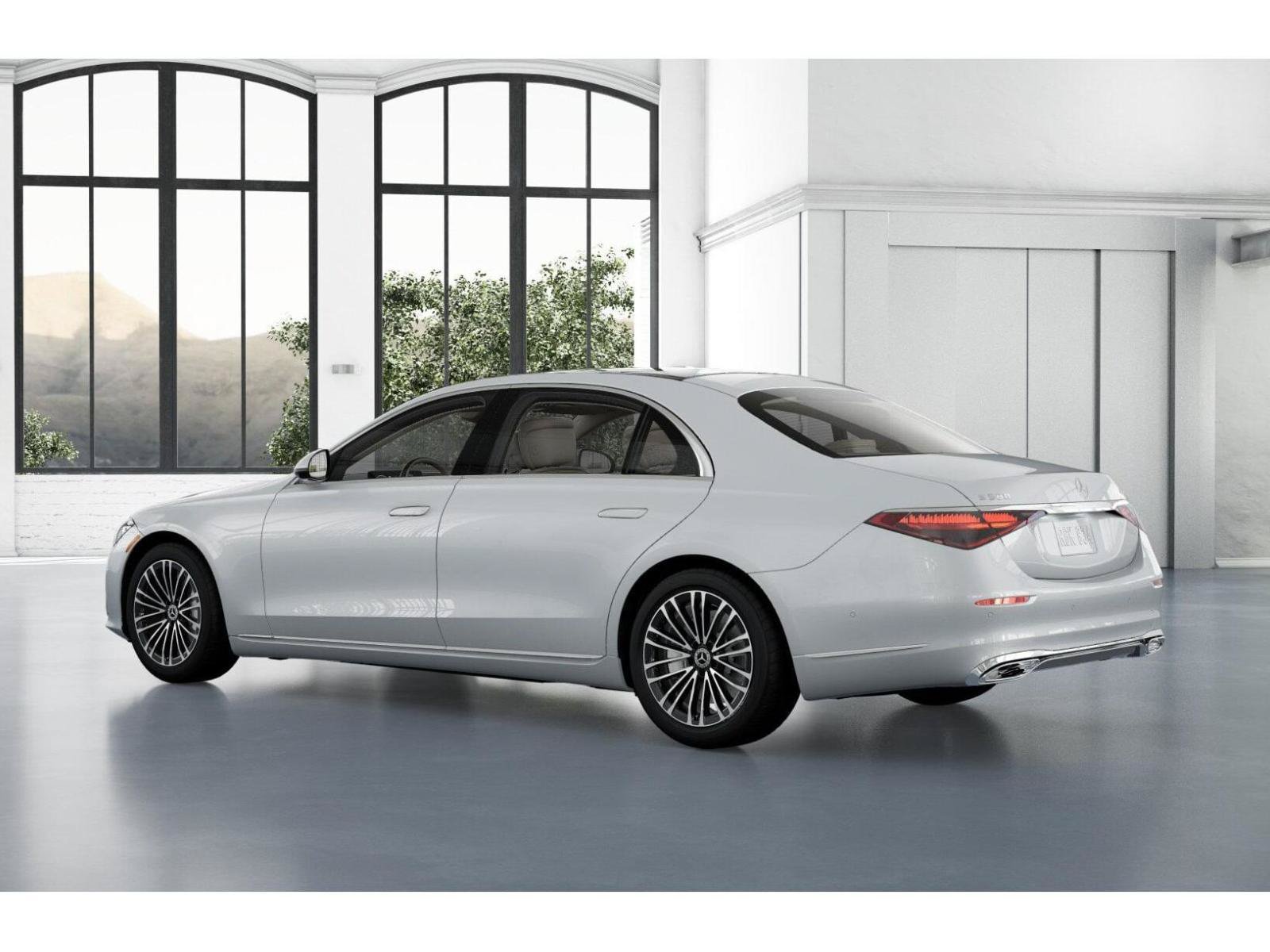 New 2026 MANUFAKTUR Moonlight White Metallic Mercedes-Benz S 580 image 43