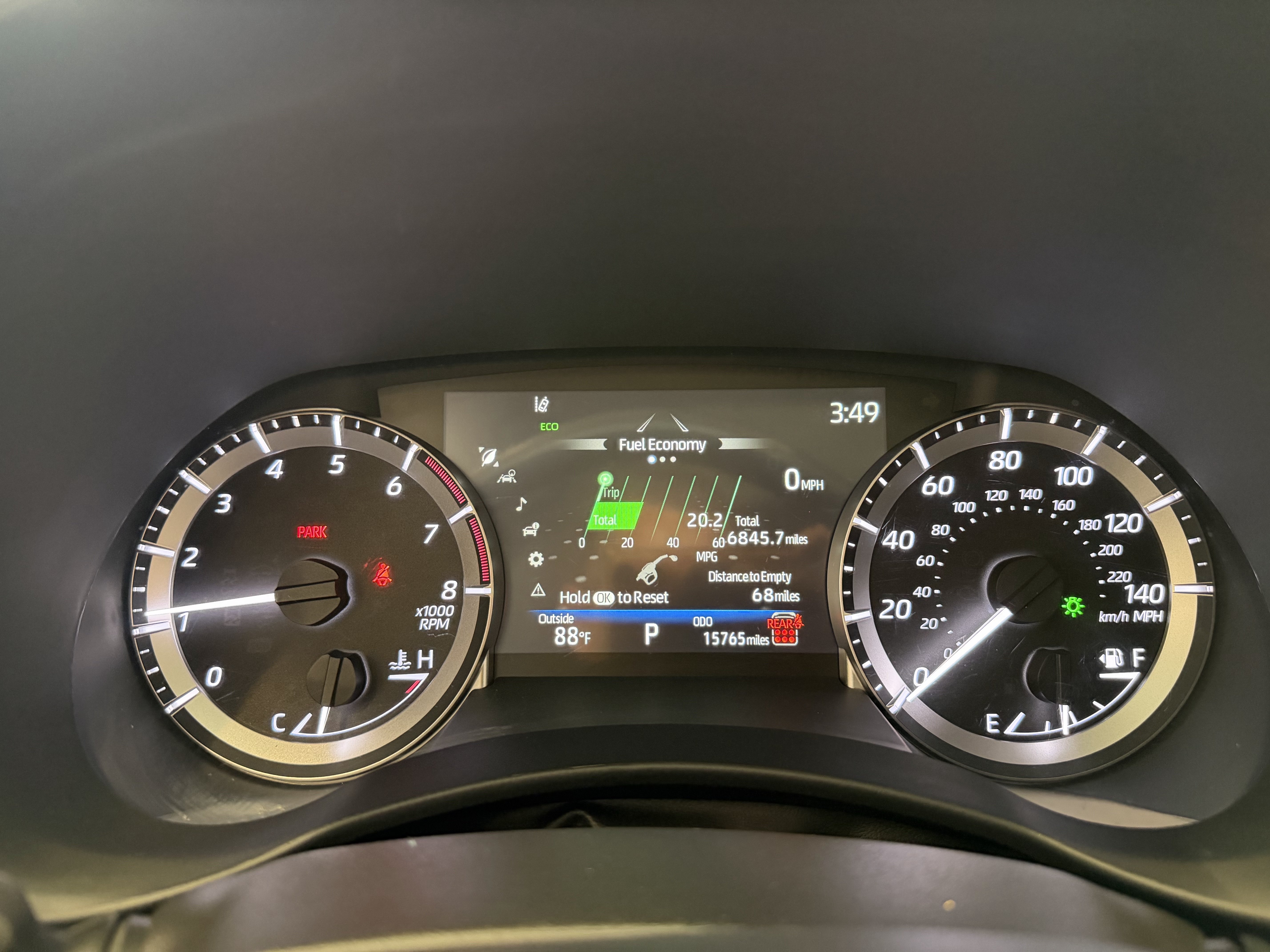 Certified Used 2025 RUBY FLARE RED Toyota XLE image 8