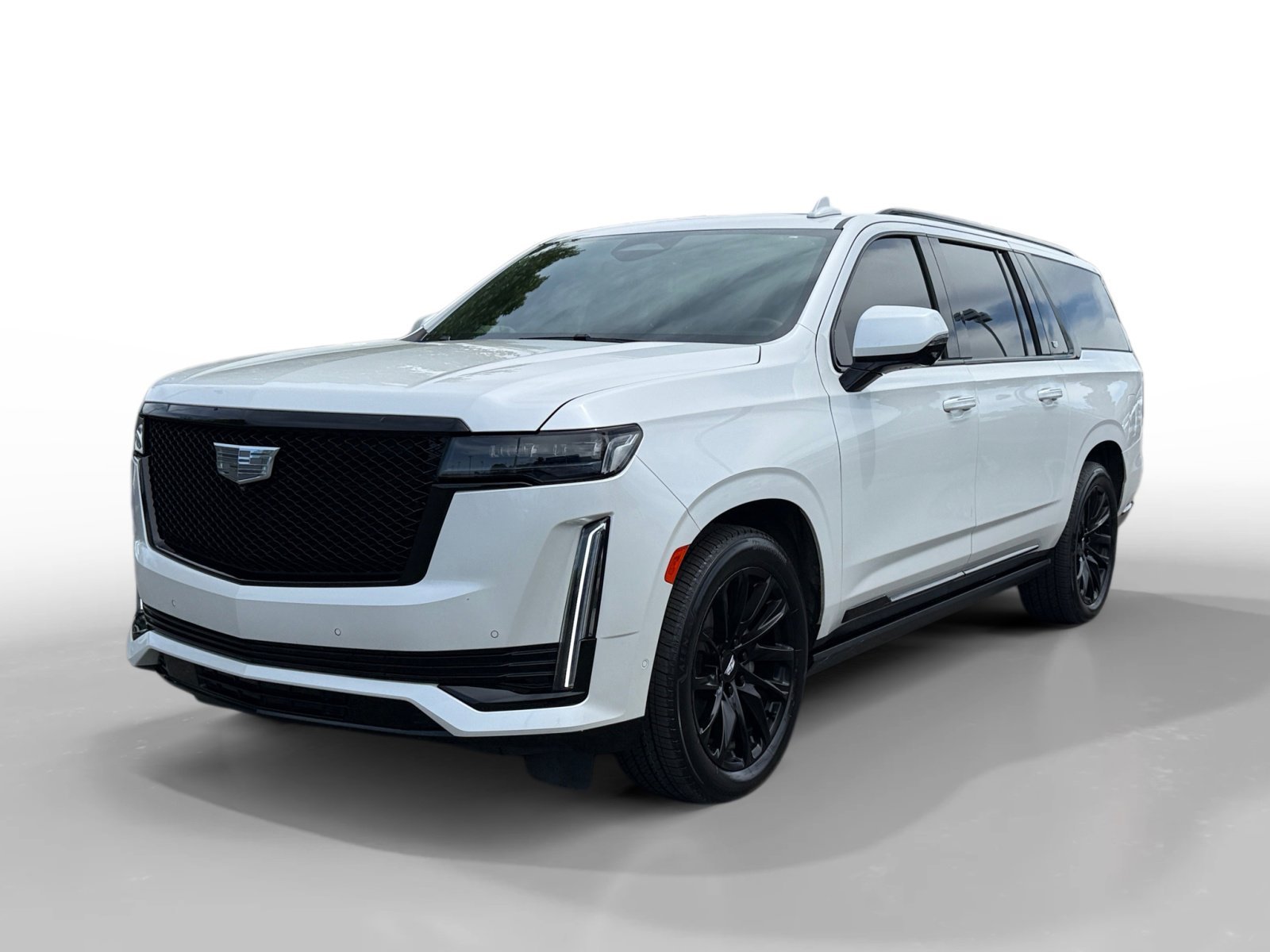 Used 2023 Crystal White Cadillac Sport image 1