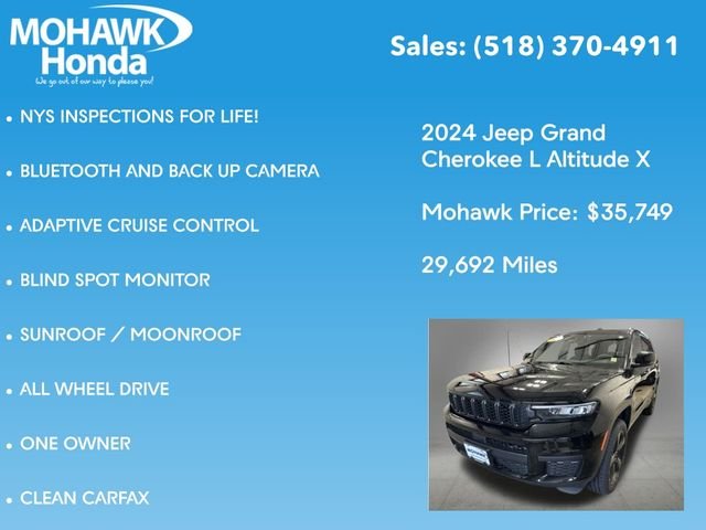 Used 2024 Diamond Black Crystal Pearlcoat Jeep Altitude X image 7