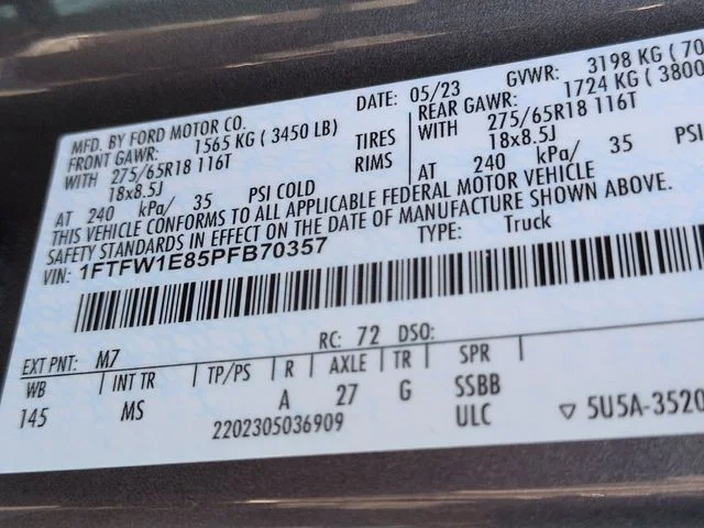 Used 2023 Gray Ford XLT image 33