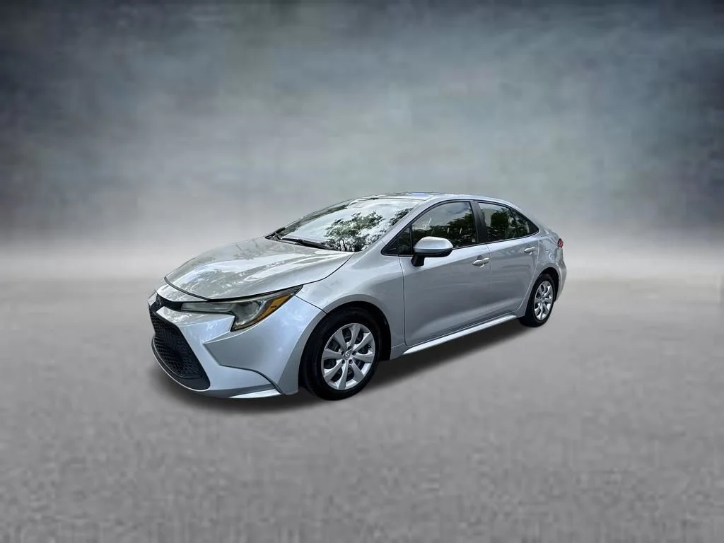 Certified Used 2022 Silver Toyota LE image 3