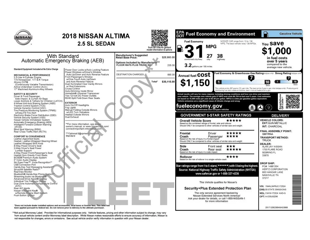 Used 2018 Gun Metallic Nissan 2.5 SL image 20