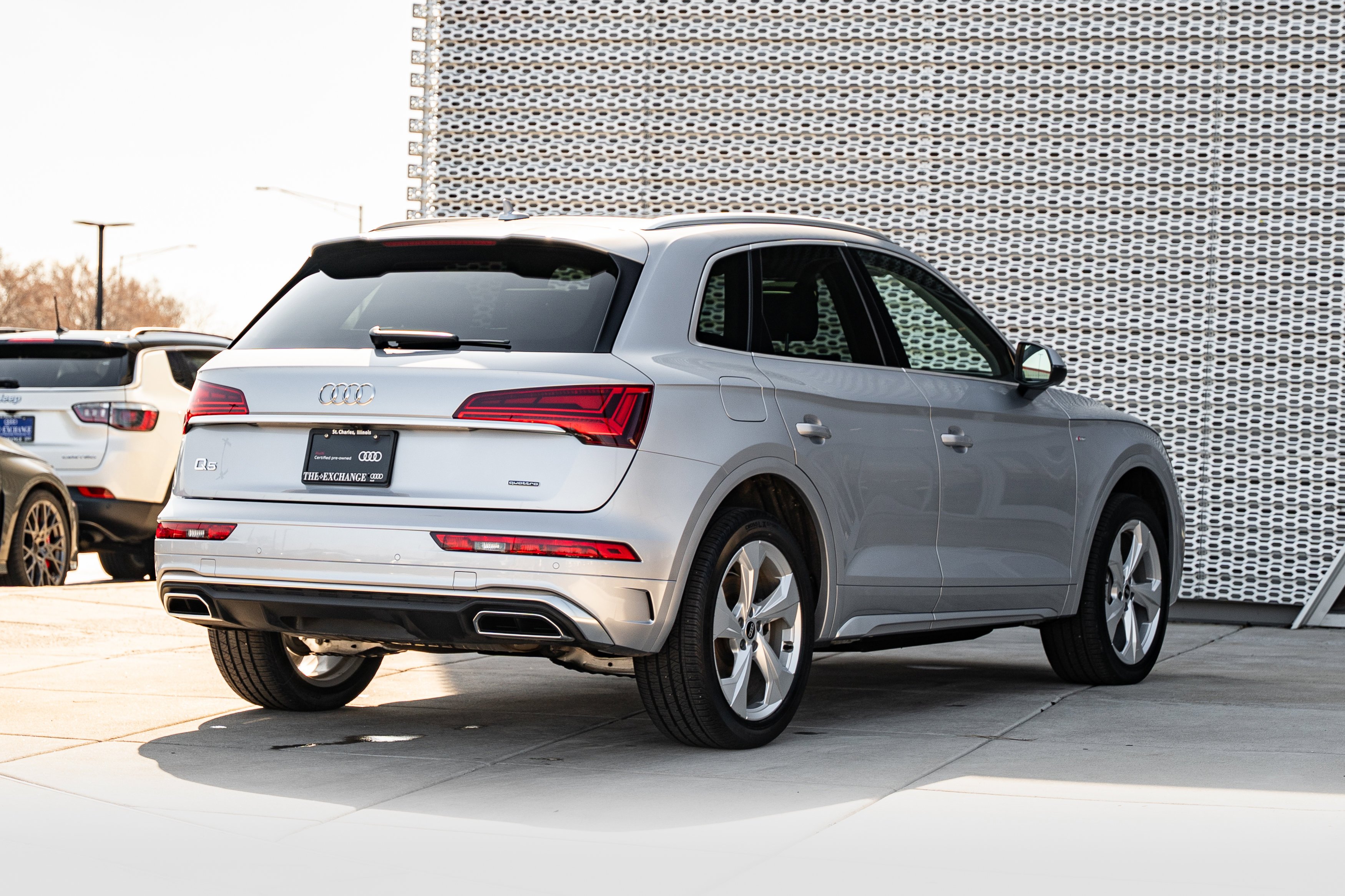Certified Used 2023 Florett Silver Metallic Audi S line Premium Plus image 4