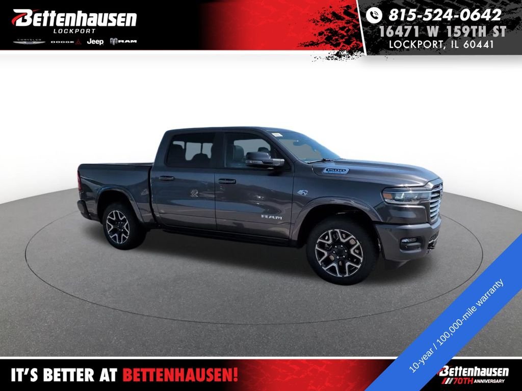 New 2026 Granite Crystal Metallic Clear-Coat Exterior Paint RAM Laramie image 4