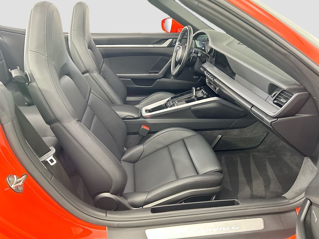 Used 2021 Lava Orange Porsche Carrera image 26