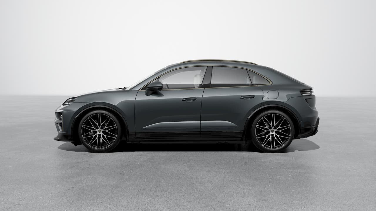 New 2026 Volcano Grey Metallic Porsche Turbo Electric image 2
