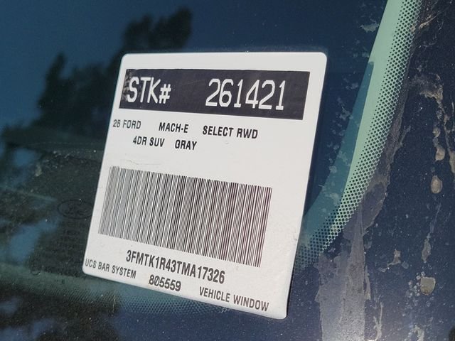 New 2026 Glacier Gray Metallic Tri-coat Ford Select image 24