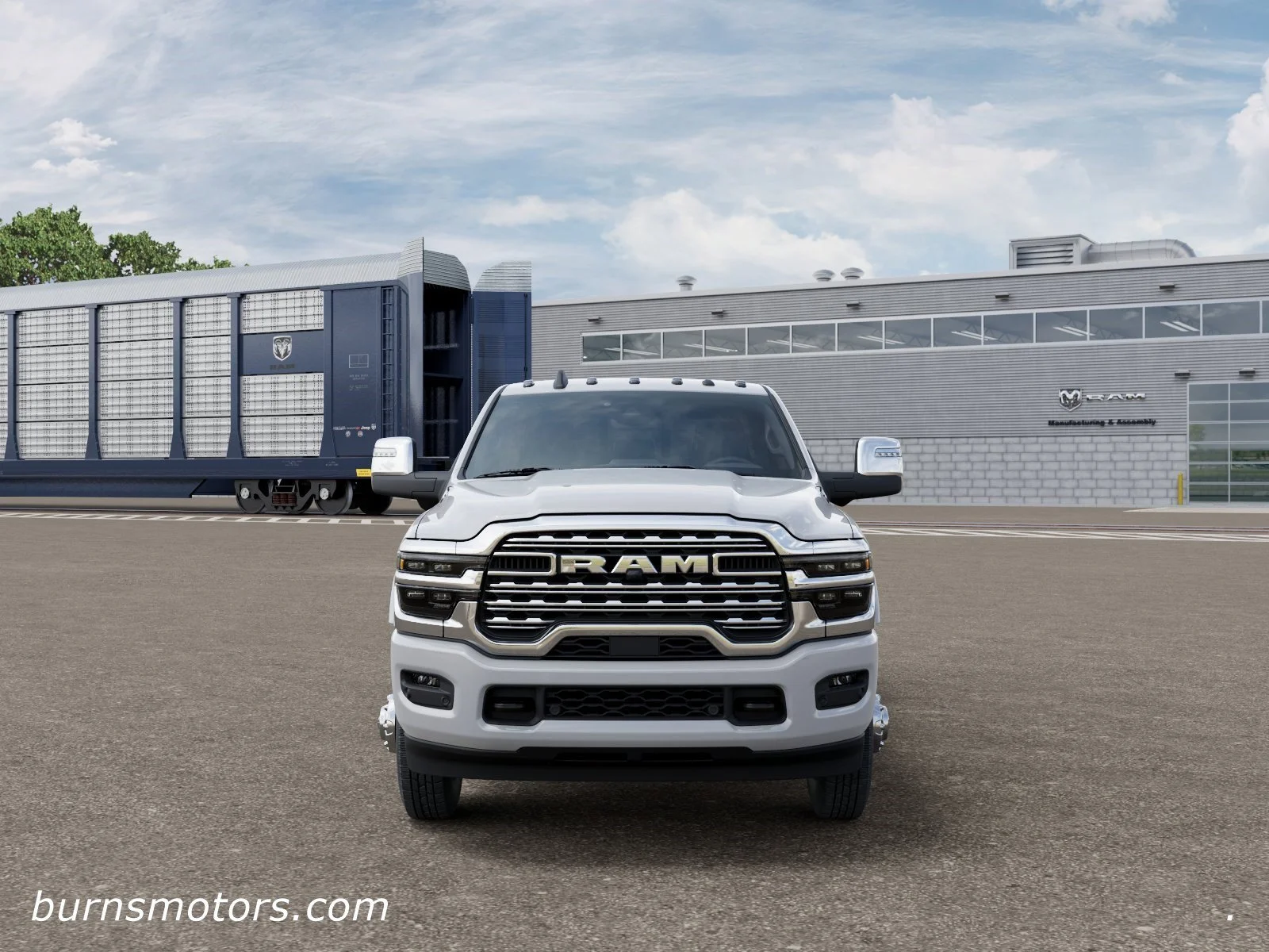 New 2026 Bright White Clear-Coat Exterior Paint RAM Longhorn Dually image 6