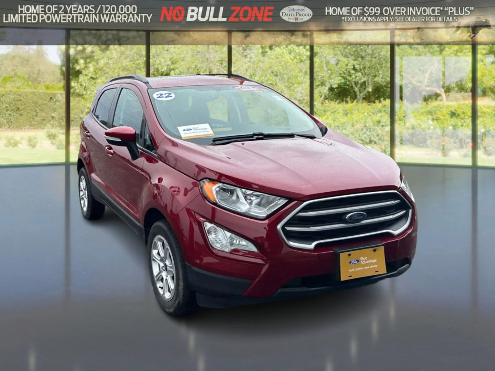 Certified Used 2022 Ruby Red Metallic Tinted Clearcoat Ford SE image 7