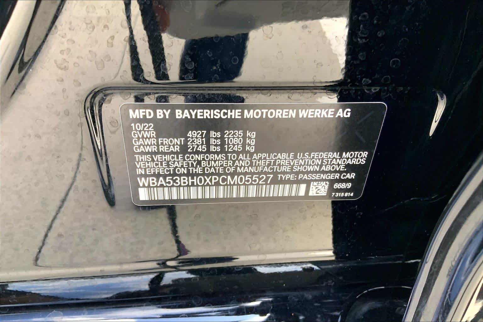 Used 2023 Jet Black BMW 530i image 32