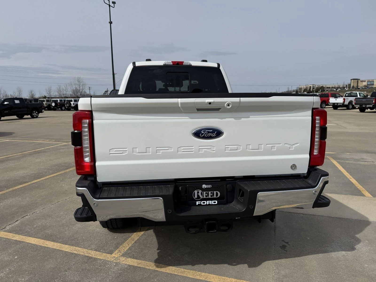 New 2026 Star White Metallic Tri-Coat Ford LARIAT image 8