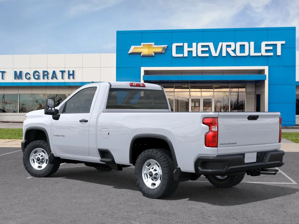 New 2026 White Chevrolet Work Truck image 3