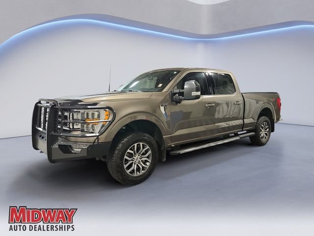 Certified Used 2022 Gray Ford Lariat image 1