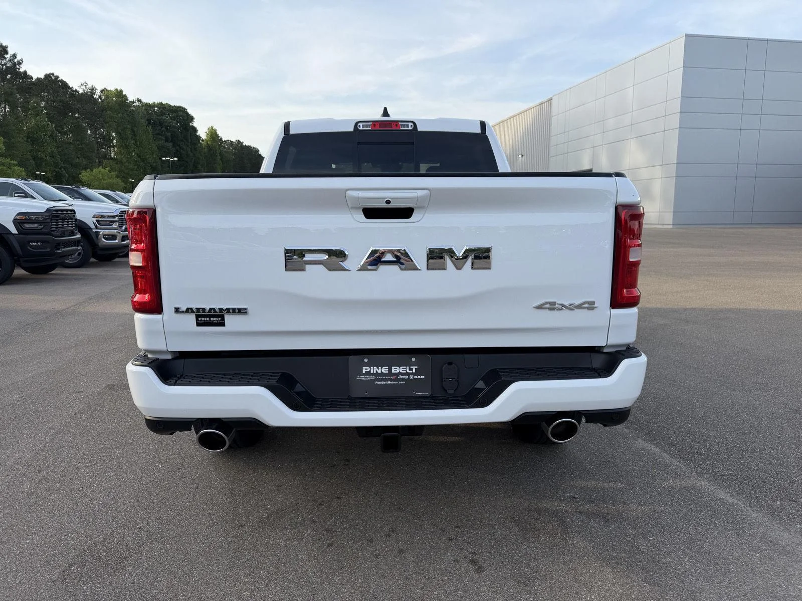 New 2026 Bright White Clear-Coat Exterior Paint RAM Laramie image 5