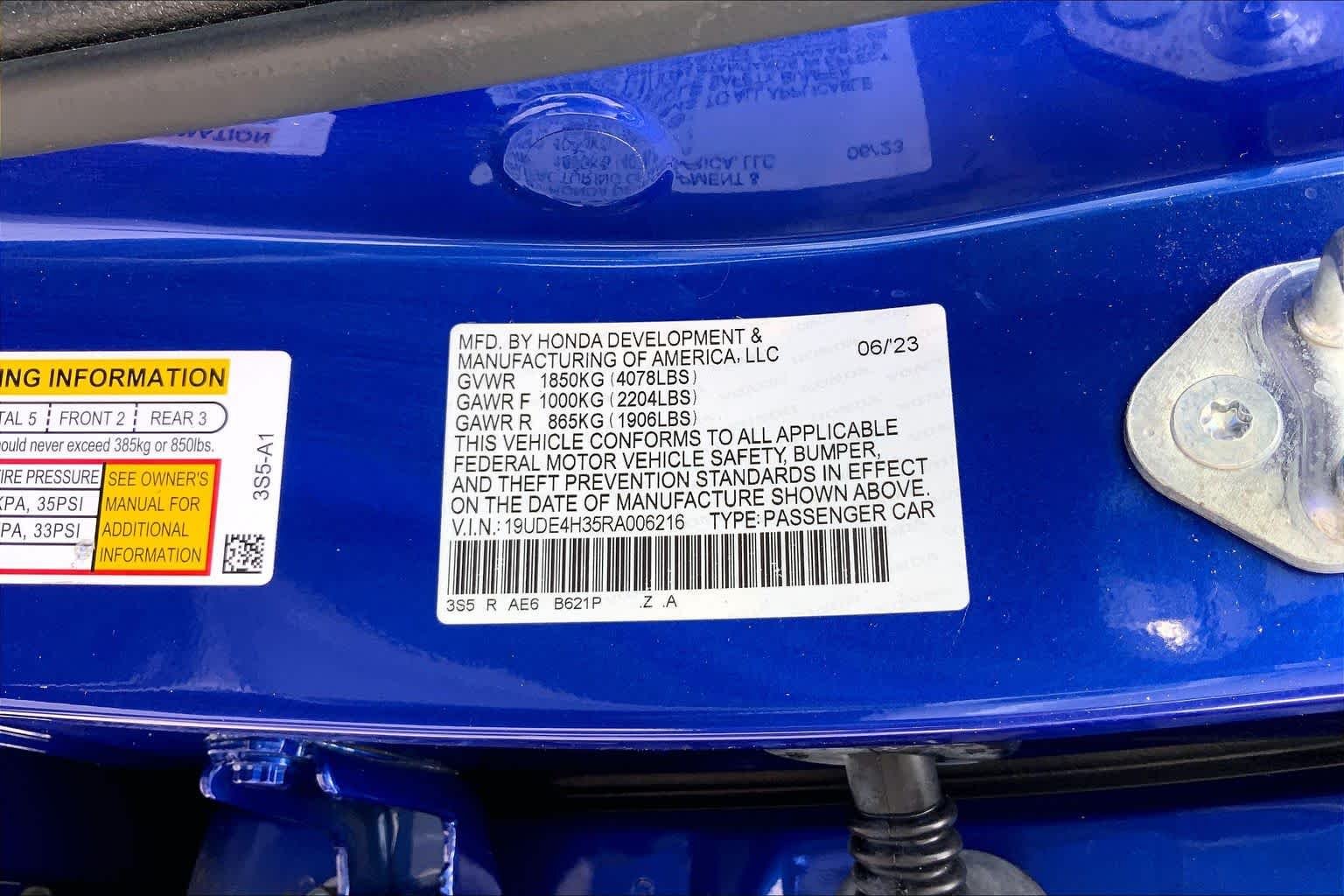 Used 2024 Apex Blue Pearl Acura w/A-Spec Package image 37