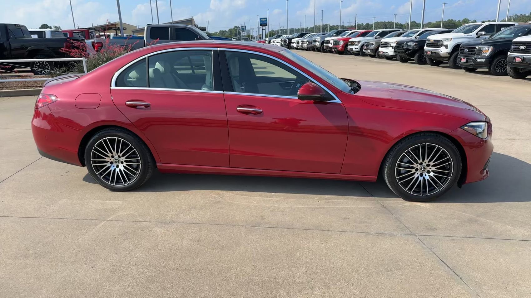 Used 2024 Red Mercedes-Benz C 300 image 2